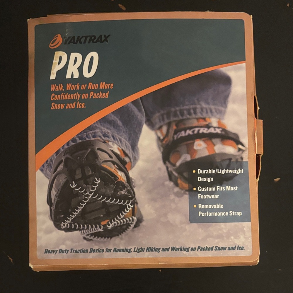 New Yaktrax Pro Traction Device, size small